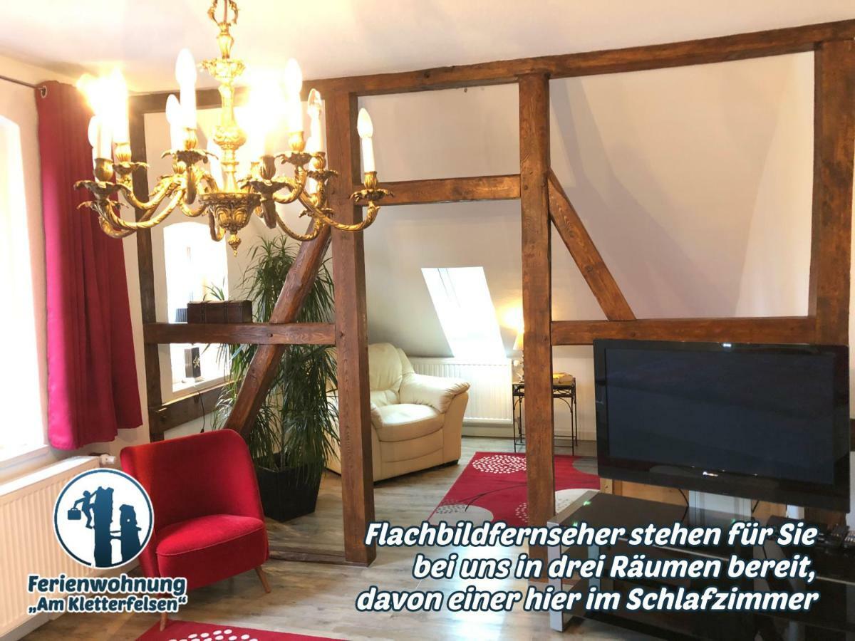 Ferienwohnung "Am Kletterfelsen" Krauschwitz Exterior photo